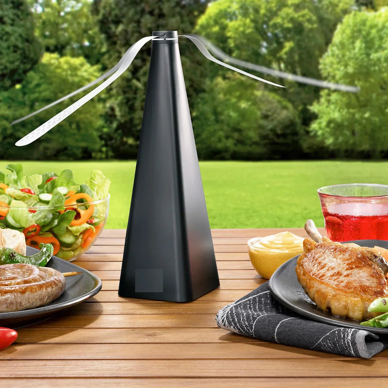 Automatic Portable Food-Safe Fly Repellent Fan