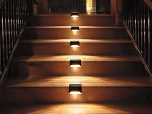 Waterproof LED Solar Powered Deck Stair Outdoor Light