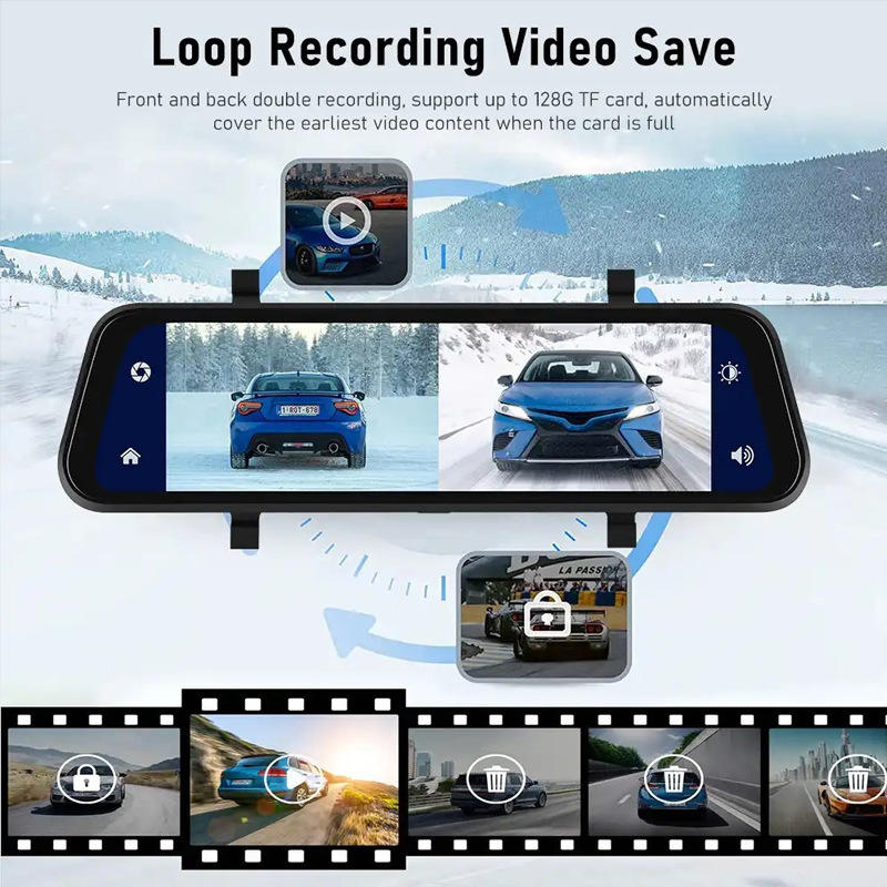 4K Smart Mirror Dash Cam Pro