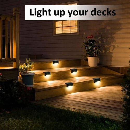 Waterproof LED Solar Powered Deck Stair Outdoor Light