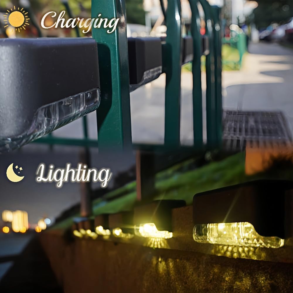 Waterproof LED Solar Powered Deck Stair Outdoor Light
