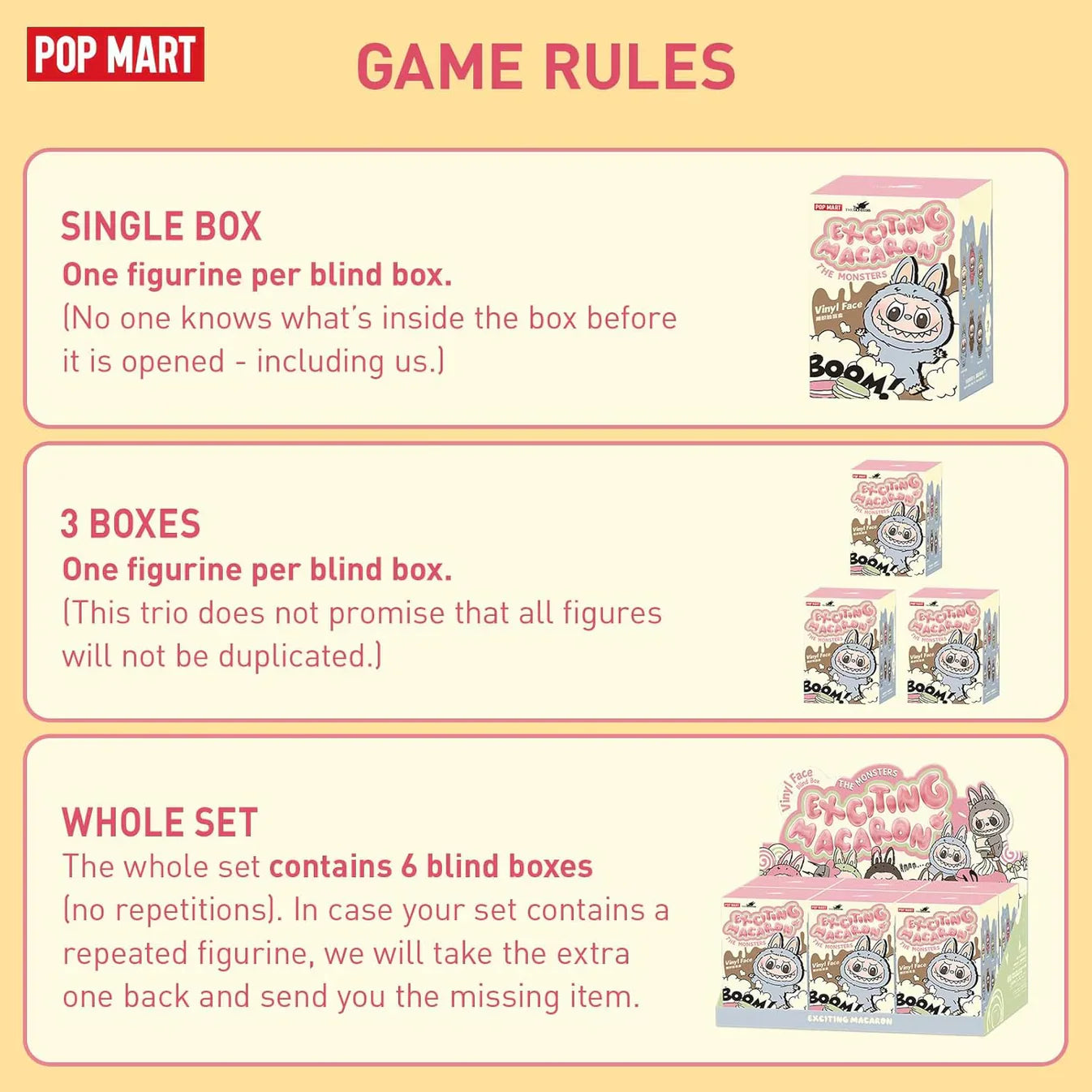 Popmart™ Original Labubu Doll Blind Box - 3rd Gen