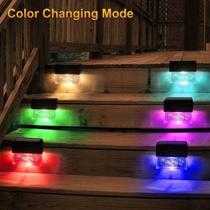 Waterproof LED Solar Powered Deck Stair Outdoor Light