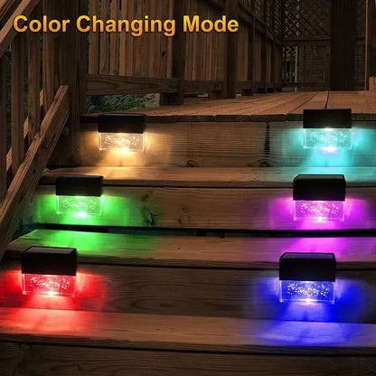 Waterproof LED Solar Powered Deck Stair Outdoor Light